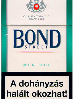 Сигареты Bond Street Menthol