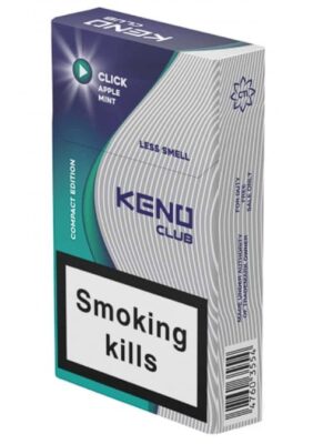 Пачка сигарет Кено Клаб клик эпл минт