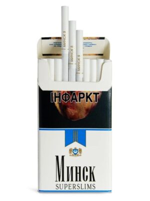Сигареты Минск Супер Слим Синий
