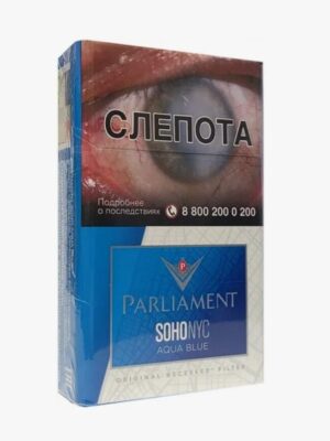 Сигареты Parliament SOHO NYC Aqua Blue