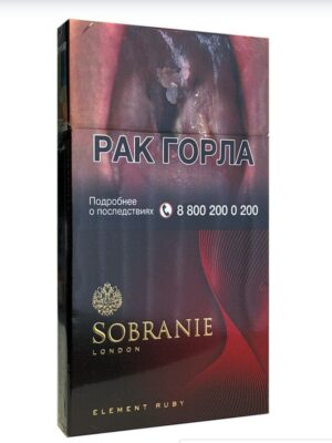 Сигареты Sobranie Element Ruby Super Slim