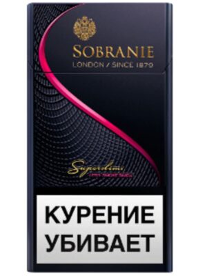 Сигареты Sobranie Superslims Black